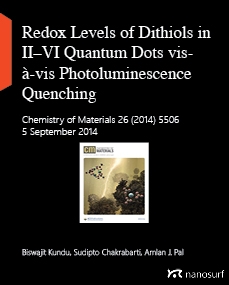  Redox Levels of Dithiols in II–VI Quantum Dots vis-à-vis Photoluminescence Quenching: Insight from Scanning Tunneling Spectroscopy